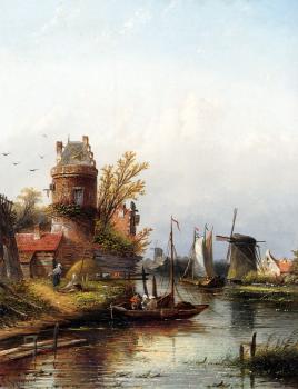 敭 雅各佈 柯恩拉德 施普勒 Vue De Buiksloot Pres D Amsterdam 敭 雅各佈 柯恩拉德 施普勒 Vue De Buiksloot Pres D Amsterdam